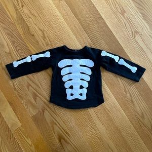 Mud Pie skeleton shirt
